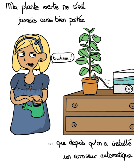 arroseur cartoon