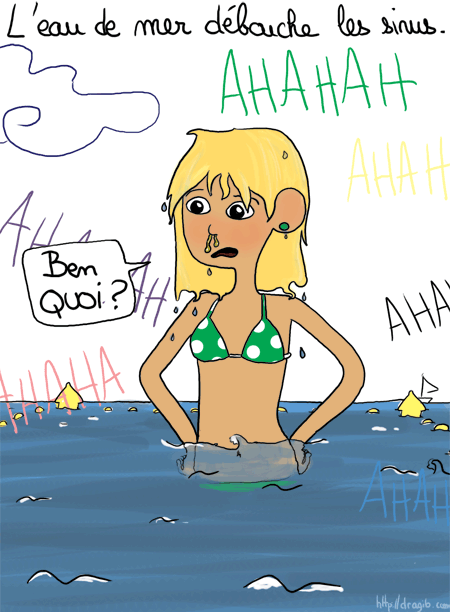 plage cartoon