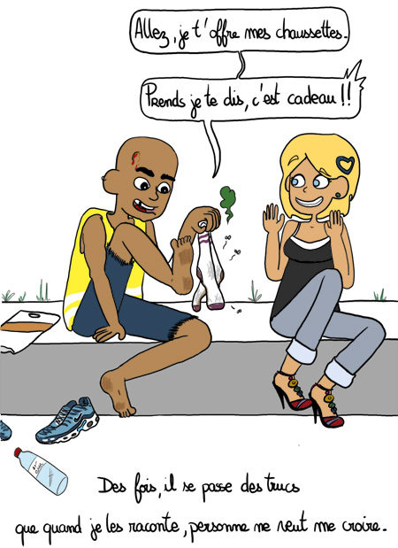 chaussettes crades