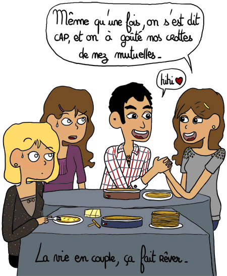 couple crotte de nez