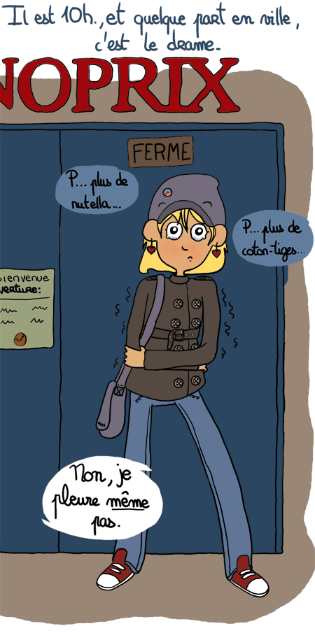 doomsday monoprix coton-tiges nutella
