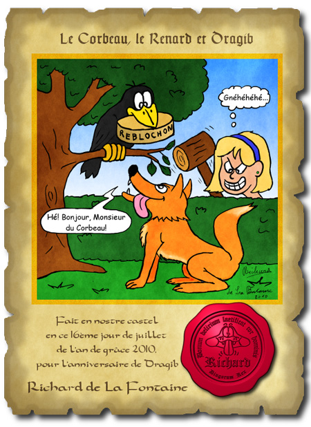 de la fontaine corbeau renard
